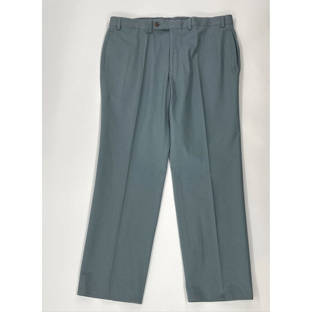 Lauren Ralph Lauren Pants Mens 38x30 Blue Chino Flat Front Straight Khakis NEW - Picture 4 of 5